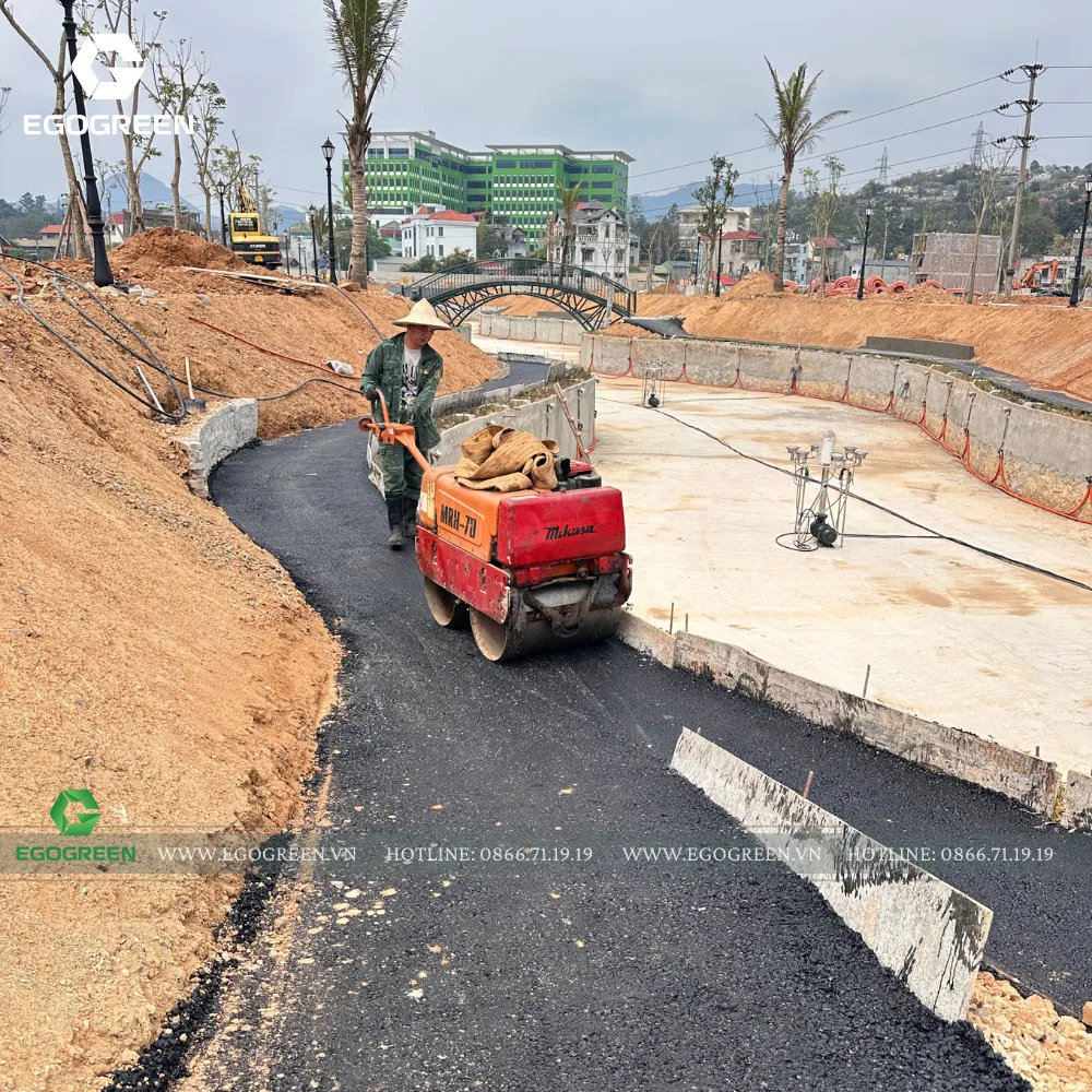 EGOGREEN thực hiện linh hoạt và đồng bộ các hạng mục để gấp rút hoàn thiện theo kế hoạch.